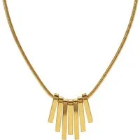 salazar.plus Kette mit Anhänger Luxus Damen Kette aus Edelstahl vergoldet Elegante Gliederkette, Wasserfest & anlauffest: Perfekt für den täglichen Look