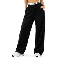 Smilodox Jogginghose Sirel, Trainingshose Damen Oversized Fit Wide-Leg mit Kordelzug Elastischer Bund, Weites Bein, Dezentes Logo, Sport & Freizeit