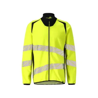 MASCOT Herren Sweatshirt mit Reißverschluss ACCELERATE SAFE Hi-vis Gelb / Schwarzblau S - 19184-781-17010-S