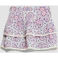 s.Oliver Minirock Rock Rock aus Crinkle-Viskose mit integrierter Shorts