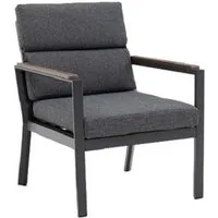 Gardissimo Gartenstuhl Nara Oak Sessel / Aluminium / Outdoor / Loungestuhl / Nonwood, pflegeleicht wetterfest stabil
