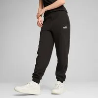 PUMA Trainingshose ESS SMALL NO 1 LOGO STANDARD HIGH-WAIST SWEATPANTS FL CL aus Baumwollmischung, mit seitlichen Eingrifftaschen, mit hohem Bund