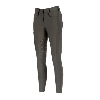 Reithose PI Romy Midwaist Damen, Kniegrip