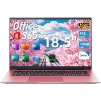 MENGHU 18,5 Zoll Laptop für Homeoffice & Alltag Windows 11 Microsoft 365 Notebook (Intel Celeron N5095, 4 GB, 128 GB SSD)
