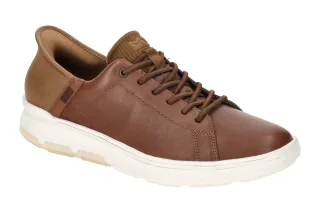 Skechers 205059 COG Herren Sneaker in Braun Cognac mit Memory Foam Lux