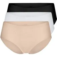 Yenita® Slip Nahtlose Hüftslips (3-St) aus Microfaser