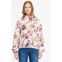 Ragwear Sweatshirt IZZAR PRINT Stehkragen mit Reißverschluss im Troyer-Stil