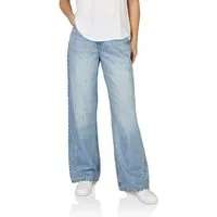 DENIMFY Relax-fit-Jeans Damen Jeanshose DFDana Wide Leg Fit Denimhose aus 100% Baumwolle