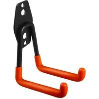 Maclean Wandhalterung MC-442 für Fahrrad, Reifen & Werkstatt, (1-tlg., Haken Werkzeughalter Schlauchhalter Garage Aufhänger 70kg)
