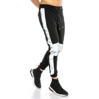 RedBridge Jogginghose mit Kontrasteinsatz und Zipperdetails sportlich und modern Schmal zulaufendes Bein mit Bündchen