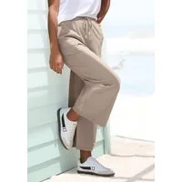 Elbsand 7/8-Hose Sanna aus Sweatware mit weitem Bein, verkürzte Sweathose, casual