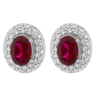 Orphelia 'Udine' Damen Ohrstecker aus 925er Sterling Silber - Silber ZO-7236/RU