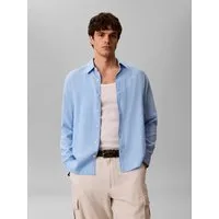 Calvin Klein Leinenhemd SOLID LINEN CLASSIC Kentkragen, Regular Fit, Leinen-Viskosemix