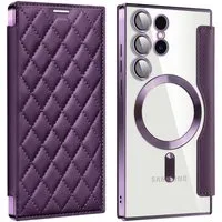 Wigento Handyhülle Für Samsung Galaxy S24 Ultra 360 Grad Full Magsafe Anti Datenklau Case