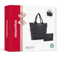 REISENTHEL® Einkaufsshopper shopper e1 glossy dots black Set2