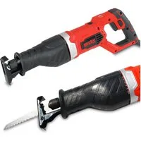 Hecht Säbelsäge elektrisch 1575, 1050W, 2500 U/min, inklusive Holz und Metall Sägeblätter