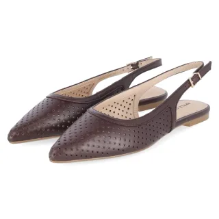 Apple of Eden Slingballerinas DEEN - Gr. 37 - Braun - Glattleder