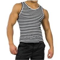 normani Tanktop Marine Tank-Top Wolgadelta Rundhals Sommer Shirt Unterhemd Ärmelloses Casual Classic T-Shirts