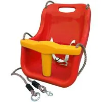 Loggyland Einzelschaukel Babyschaukel Baby- Kinderschaukelsitz - für Kleinkind, (bis 35 kg (36 Monate), mit Sicherheitsgurten. und Befestigungsringen), ab 10 Monate geeignet, Indoor & Outdoor