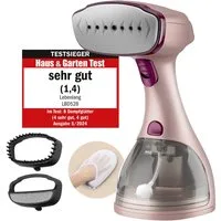 Lebenlang Dampfbügeleisen Steamer Dampfglätter für Kleidung Hand Dampfbürste, 1500,00 W, Inkl. Bügelhandschuh,