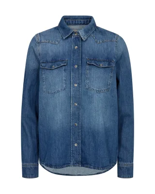 MOS MOSH - MMElvira Nalin Shirt blue - Gr. - XS