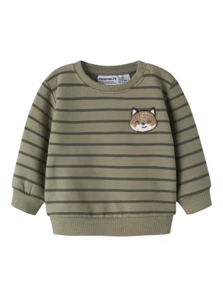 NAME IT - NBMNADDEL LS SWEAT BRU - Gr. - 74