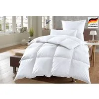OTTO home Daunenbettdecke Köniz, Bettdecke 135x200 cm, 155x220 cm und weitere Größen, Füllung: 60% Daunen, 40% Federn, Bezug: 100% Baumwolle, Bettdecken, Sommer, Winter, Decke ist Made in Green zertifiziert