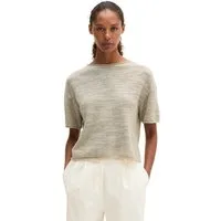 Marc O'Polo Strickpullover aus Leinen-Baumwolle-Mix