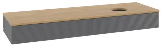 Villeroy & Boch Waschtischunterschrank Antao K16_1 1600x190x500mm mit Struktur FK/AP: GK/1 K16111GK