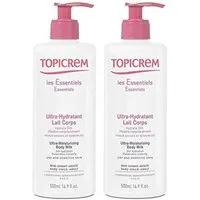 Topicrem Körperpflegemittel UH ultra-moisturizing body milk duo 2 x 500ml
