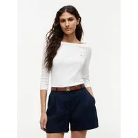 Tommy Hilfiger 3/4-Arm-Shirt CODY BOAT-NK 3/4 SLV TEE Baumwolle