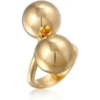 Elli Premium Fingerring Kugel Chunky Design Offen 925 Sterling Silber