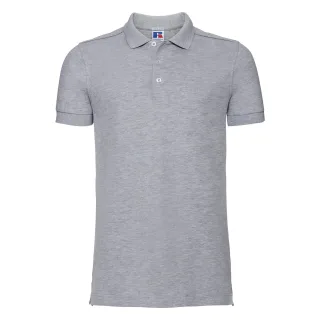 Russell Herren Stretch Polo-Shirt, Kurzarm (Light Oxford)