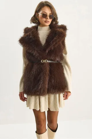 Faux-Fur-Weste