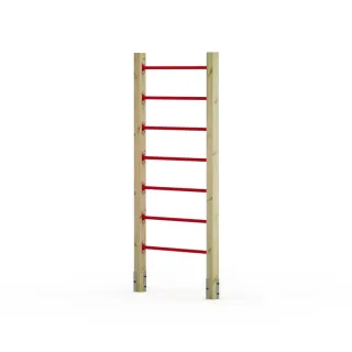 Kletterleiter FIT Tumble 207 - Robuste Spielgerüst Kletter-Leiter 2,40m Höhe für Kinder - Wetterfest & Freistehend im Garten montierbar - Wickey