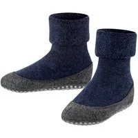 FALKE Socken Cosyshoe Teens Hausschuhe (1-Paar) mit Merinowolle & rutschhemmender Sohle