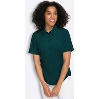 Sieh an! Klassische Bluse Kurzarm-Bluse Kurzarm