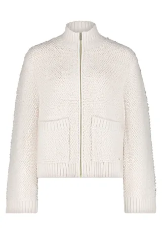 Betty & Co - Strick-Cardigan Bright Cream Melange - Gr. - 36