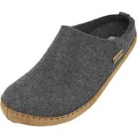 Haflinger Emils Toffel Filzpantoffel Hausschuh mit Ledersohle Unisex Hausschuh