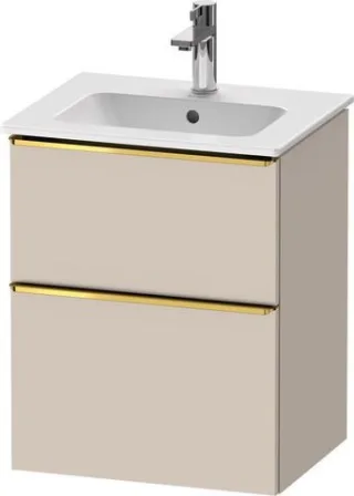 Duravit D-Neo Waschtischunterbau wandhängend Taupe Matt 510x402x625 mm - DE4360034910000 DE4360034910000