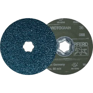 PFERD TOOLS COMBICLICK Fiberscheibe VICTOGRAIN 36 - 64111636