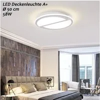 Eurohandisplay LED Deckenleuchte LED Deckenlampe Fernbedienung dimmbar Farbton einstellbar Top Angebot, LED fest integriert, Warm- bis Kaltweiß, Lichtfarbe und Helligkeit einstellbar mit Wandschalter