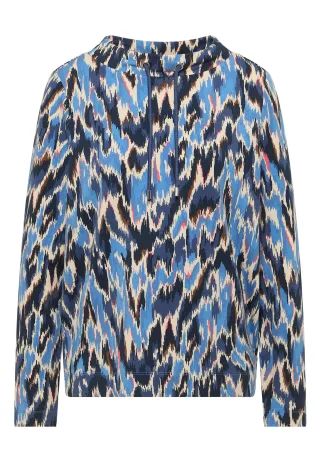 CECIL - Gemustertes Shirt cloud blue - Gr. - S
