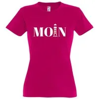 Youth Designz T-Shirt Moin Leuchtturm Damen Shirt mit Trendigem Frontdruck