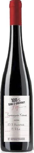 Freyburg-Unstrut Fa¼r mich 100 Proz. Saale-Unstrut Spaetburgunder troc