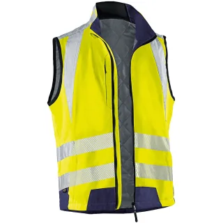 KÜBLER REFLECTIQ Weste PSA 2 warngelb/dunkelblau XS - 7207 8340-3448-XS