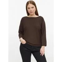 QS 3/4 Arm-Pullover Strickpullover Viskosemix Pullover mit Fledermausärmeln
