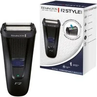 Remington Elektrorasierer F2002 Style Series Foil Shaver F2, Aufsätze: 1, integrierter Präzisionstrimmer, Pop-Up-Trimmer, abwaschbar, LED Anzeige, Präzisionstrimmer