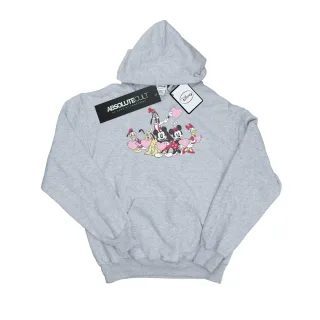 Disney - "Mickey Mouse Love Friends" Kapuzenpullover für Herren (Grau)