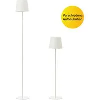 Brilliant LED Außen-Stehlampe Kaami - mobile LED Außen Stehlampe, Dimmfunktion, LED fest integriert, Warmweiß, Akkubetrieben, 129 cm, 350 lm, 3000 K, 3-Stufen dimmbar, Metall